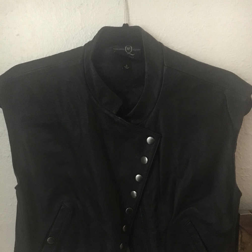 NWOT Alexander McQueen for Target leather vest